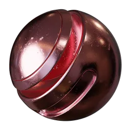 Heavy Scratched Painted Steel