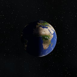 Earth with 8K Textures