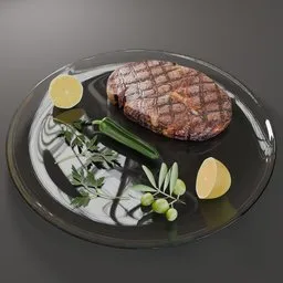 Luxury Food Dining Plate