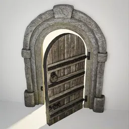 Medieval Norman Door 14
