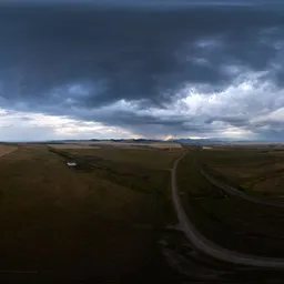 Stormy Weather over Country Side