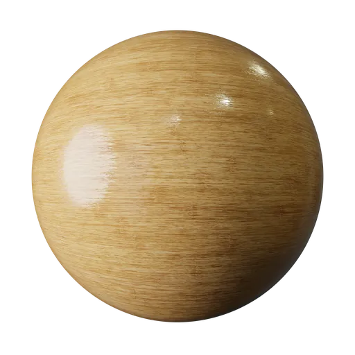 High-resolution PBR varnished wood texture for 3D modeling and rendering in Blender.