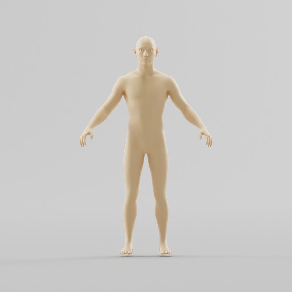 Rigged Mennequin | Full Human Bodies models | Blendkit