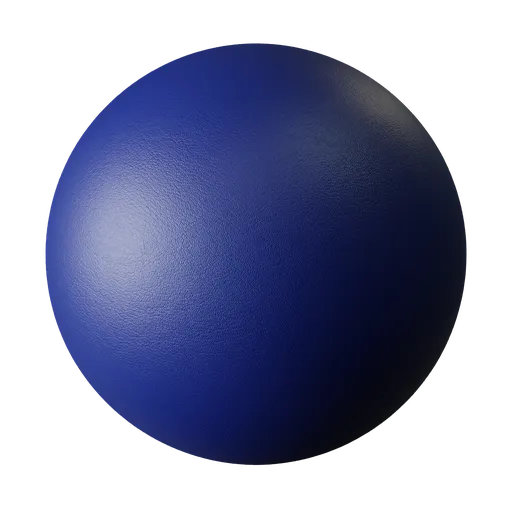 Blue leather