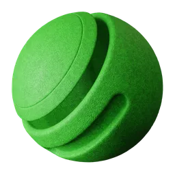 Green Textured Rubber