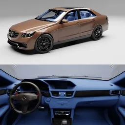 Mercedes Benz E63(Rigged)