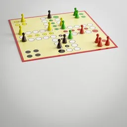 Board game with figures