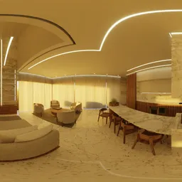 Modern Livingroom Morning unclipped