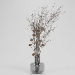 Dried Wildflower Vase