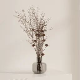 Dried Wildflower Vase