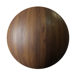 High-quality PBR Walnut Wood Veneer texture for realistic 3D rendering in Blender and other applications.