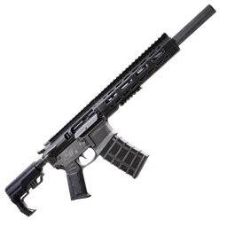 Highly detailed AR15 rifle 3D model for Blender, suitable for military and war scene visualization.