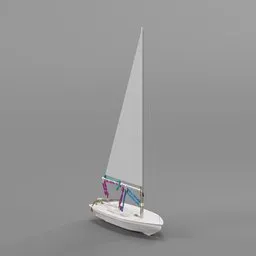 Cat rig yacht