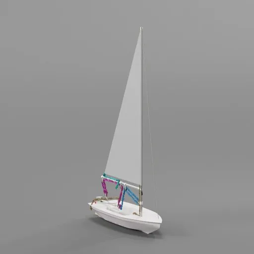 Cat rig yacht