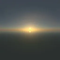 Sunny Pure Sunset Sky