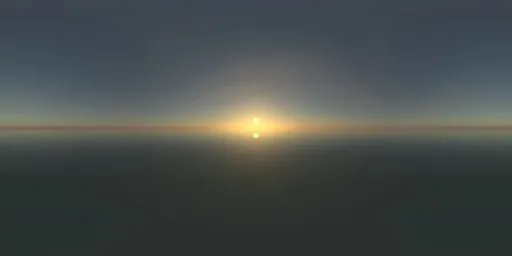 Sunny Pure Sunset Sky