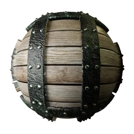 Wood Planks Iron Weathered
