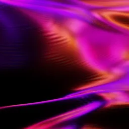Cyberpunk Neon Wave Liquid Silk