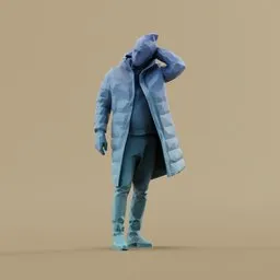 Lowpoly Casual Stroller