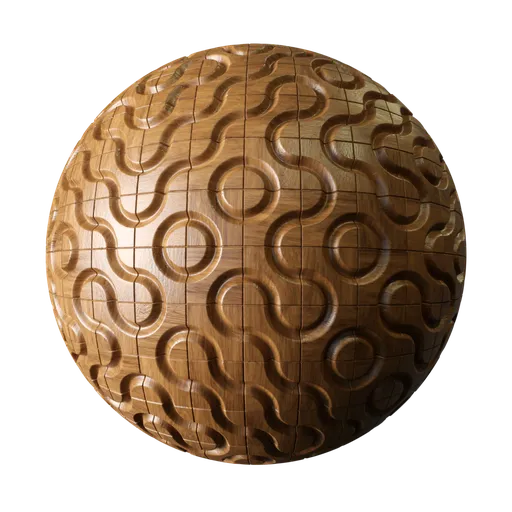 Wooden Carved Panel