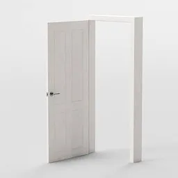 White Wooden Door