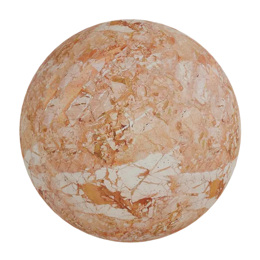 Reddish brown breccia marble
