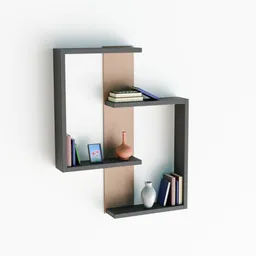 Modern wall shelf