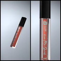 Liquid lipstick creative lighting setup