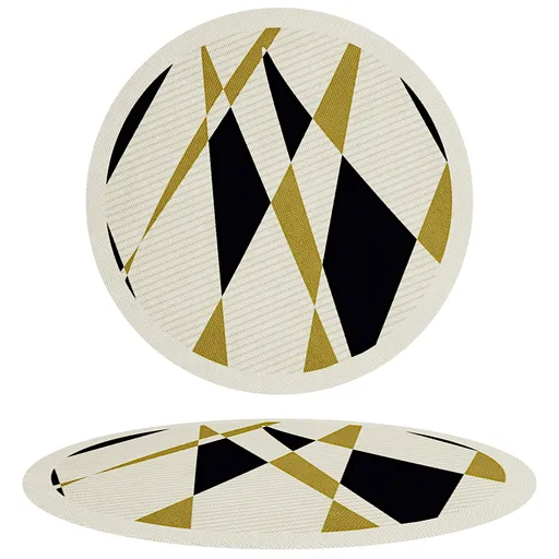 Modern Round organic Rug