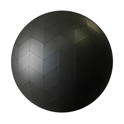 Diamond black tiles