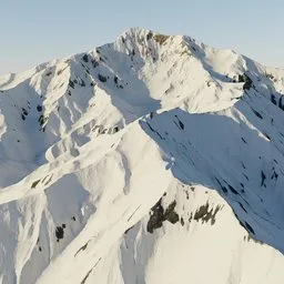 Winter Mountain Snow Terrain