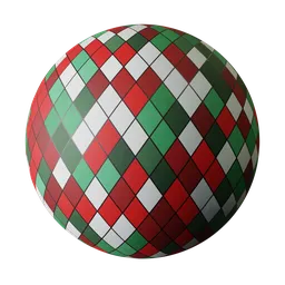 Classic Harlequin Diamond Tile