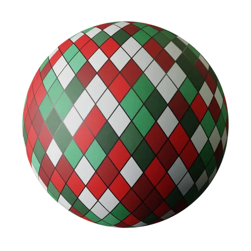 Classic Harlequin Diamond Tile