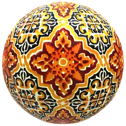 Red Lantern Mosaic Tile