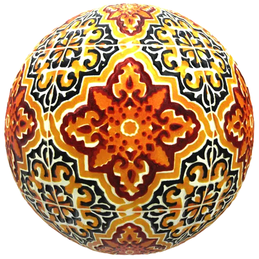 PBR texture for a vintage rustic Mexican ceramic with adjustable nodes for Blender 3D and other apps.