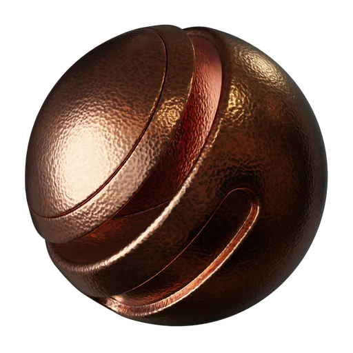 Hammered Bronze Metal