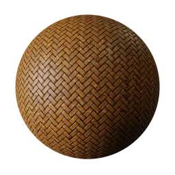 Wooden brown wickers