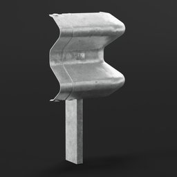 Traffic Barrier Guardrail Type End Right