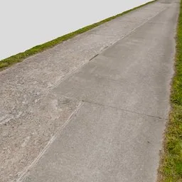 Concrete road