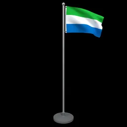 Animated Flag of Sierra Leone