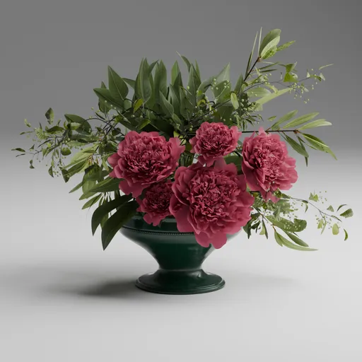 Pink Peony Floral