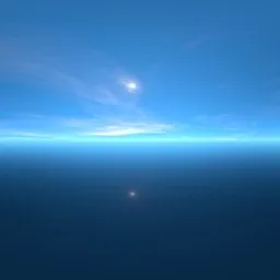 Deep blue sky