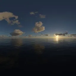 Sunset yellow light