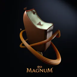 Chocobar icecream product mockup