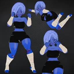 Lucifera - Anime Stylized NPR Character