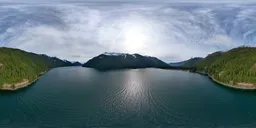 Lake and Mountain Landscape