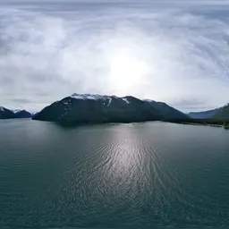 Lake and Mountain Landscape