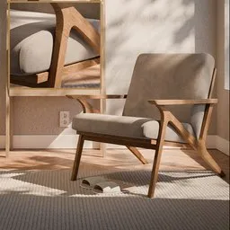 Otio Welsh Taupe Lounge Chair