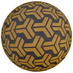 Orange geometeric pattern