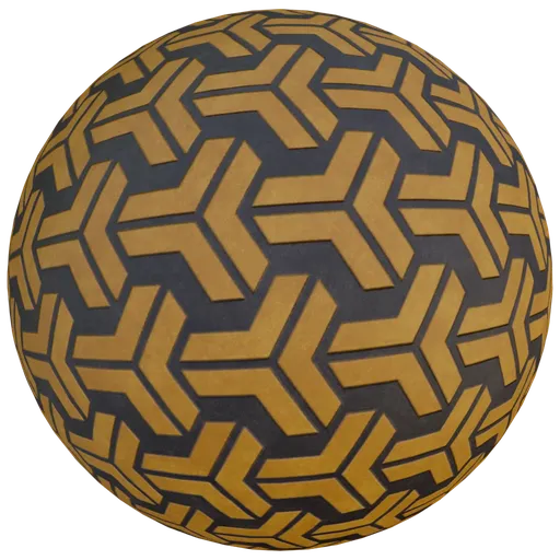 Orange geometeric pattern